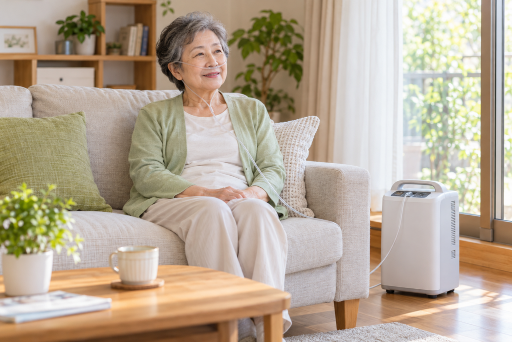 在宅酸素療法（HOT）とは？ ご自宅での生活と治療を続けるために